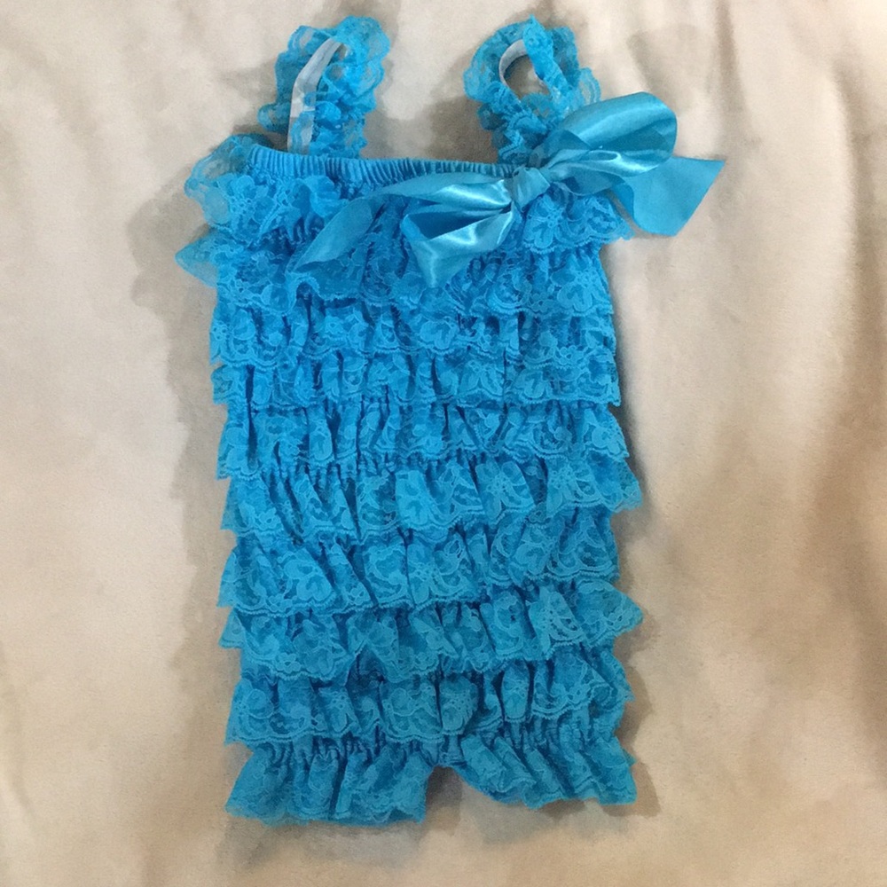 Blue petti romper - Picture 1 of 9